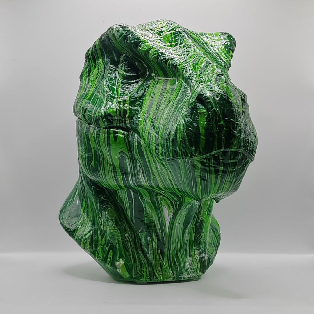 T-Rex Head – Hand Painted
