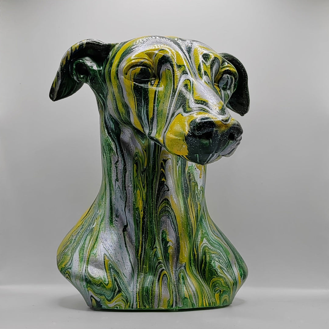 Greyhound / Whippet Head – Hand Painted