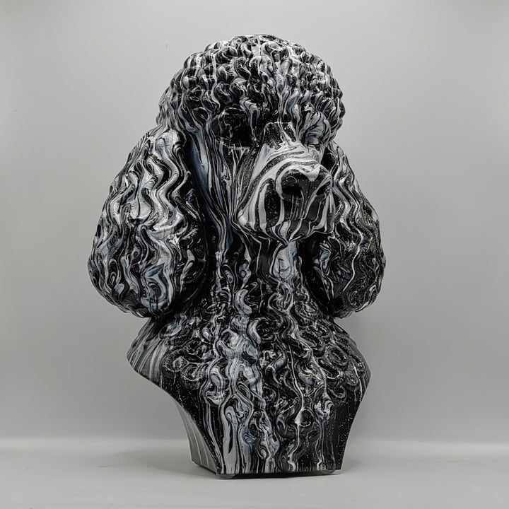 Poodle Head – Hand Painted