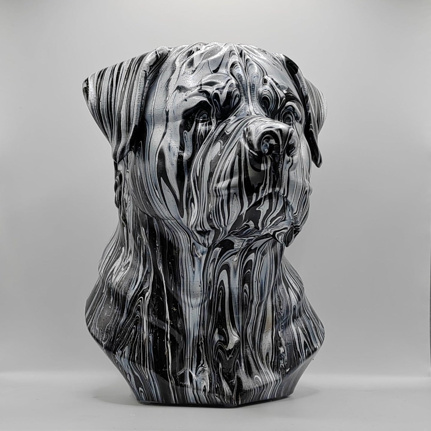 Rottweiler Head – Hand Painted