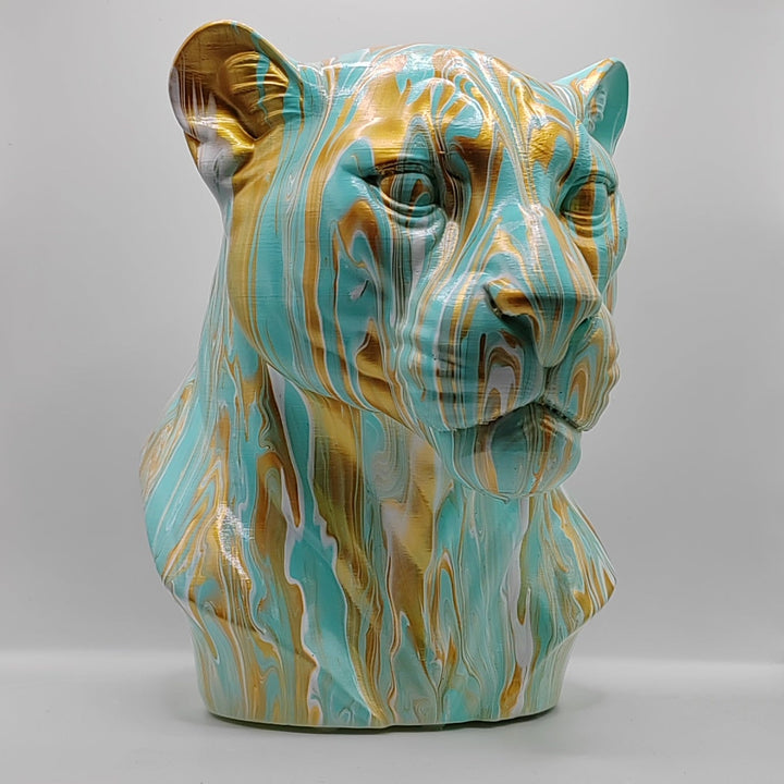 Panther Head – Hand Painted