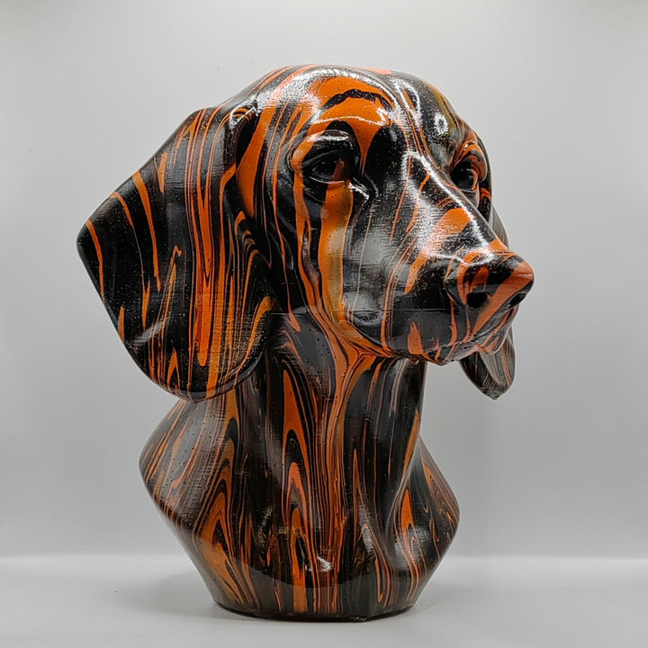 Dachshund Head – Hand Painted