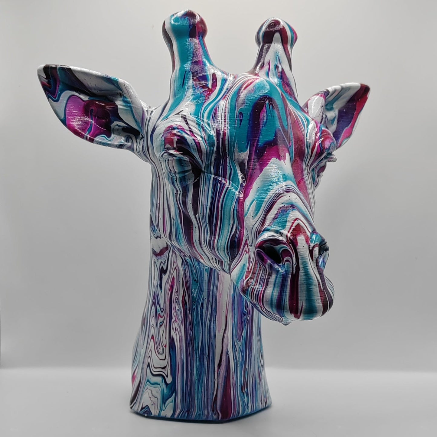 Giraffe Head – Hand Painted