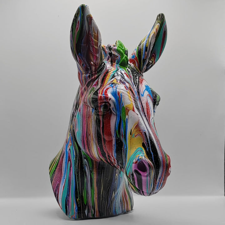 Donkey Head – Hand Painted