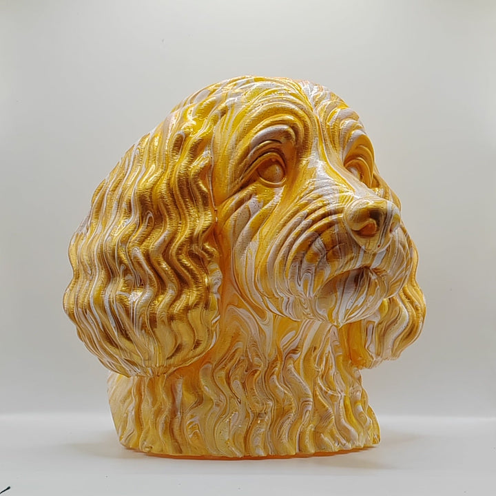 Cockapoo Head – Hand Painted