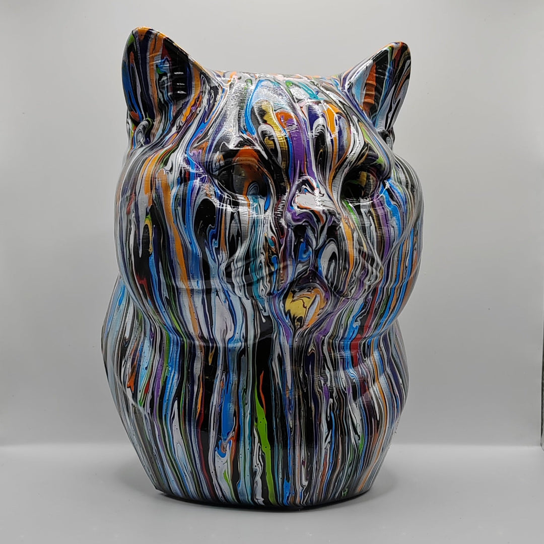 British Shorthair Head – Hand Painted