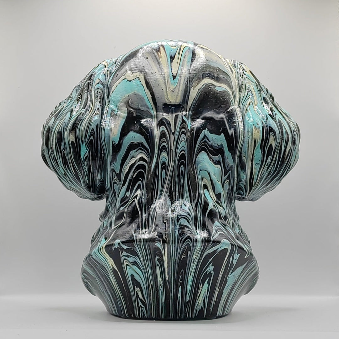 Peekapoo Head – Hand Painted
