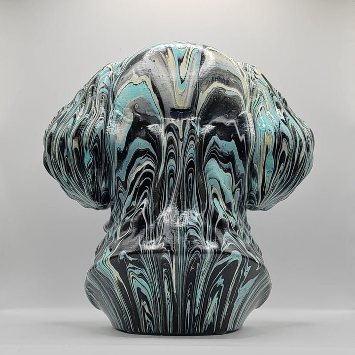 Peekapoo Head – Hand Painted