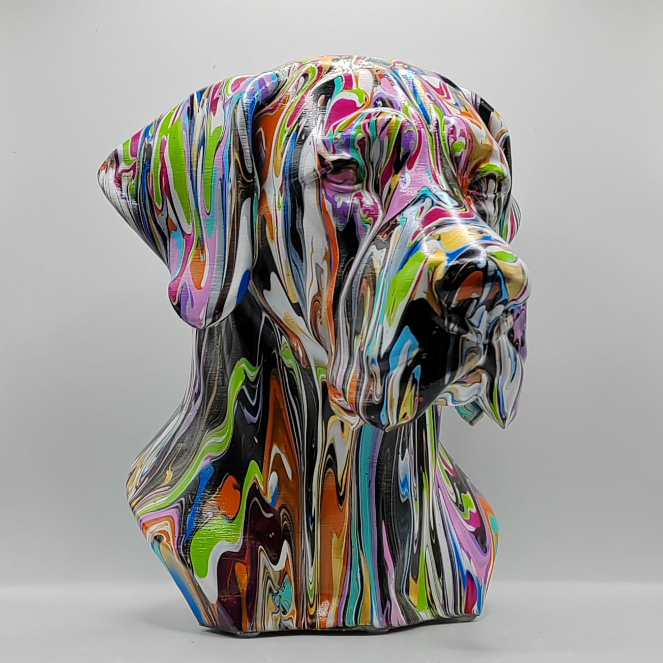Great Dane Head – Hand Painted
