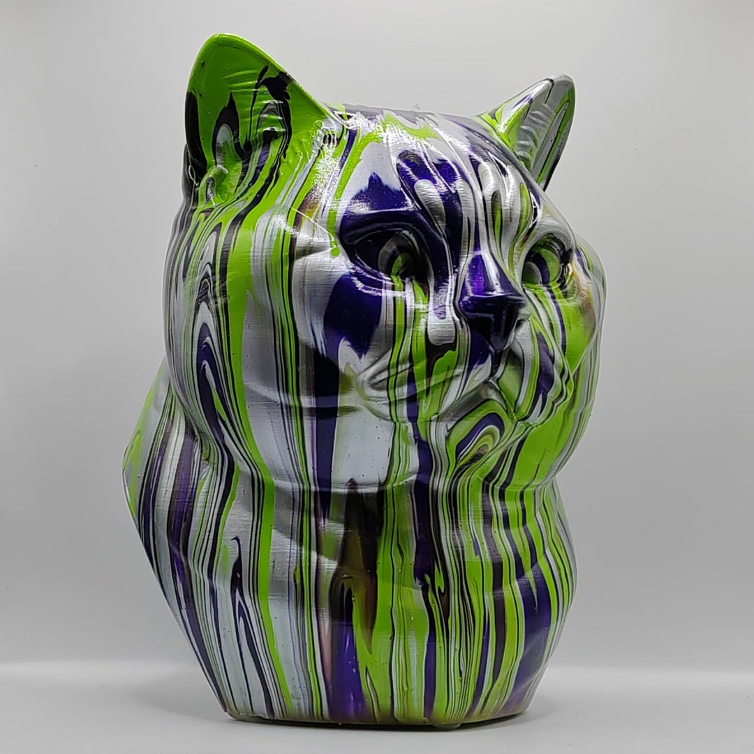 British Shorthair Head – Hand Painted