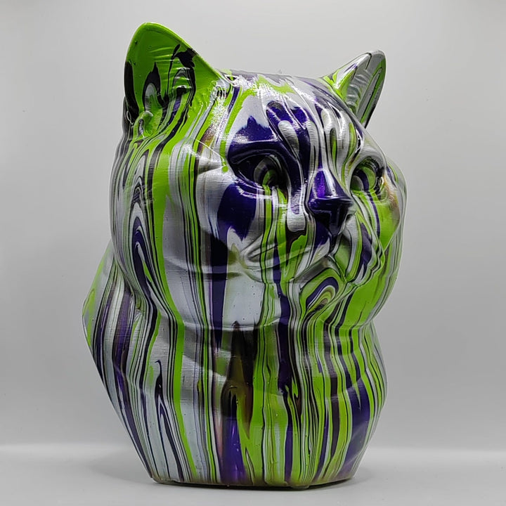 British Shorthair Head – Hand Painted