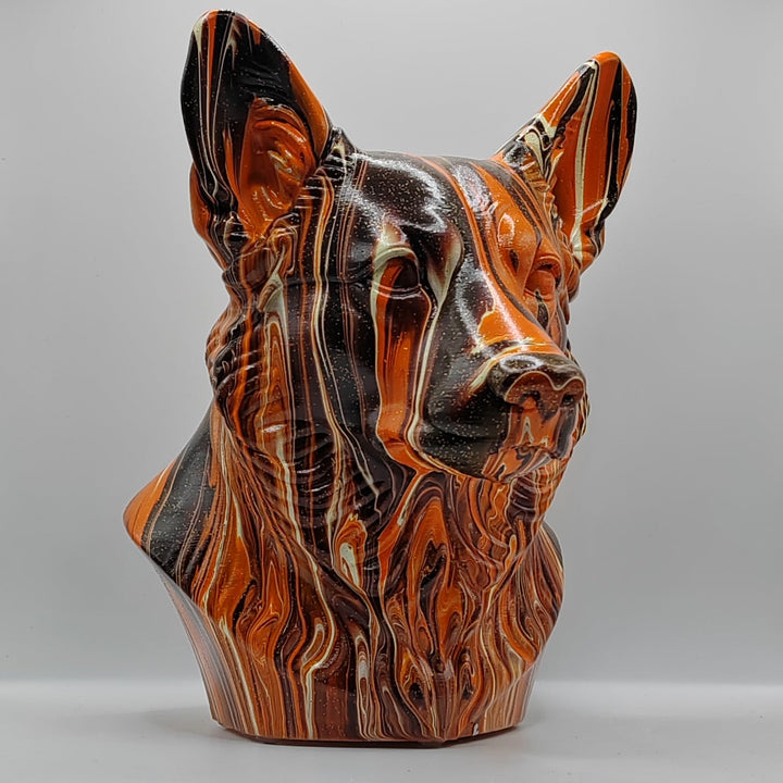 Corgi Head – Hand Painted