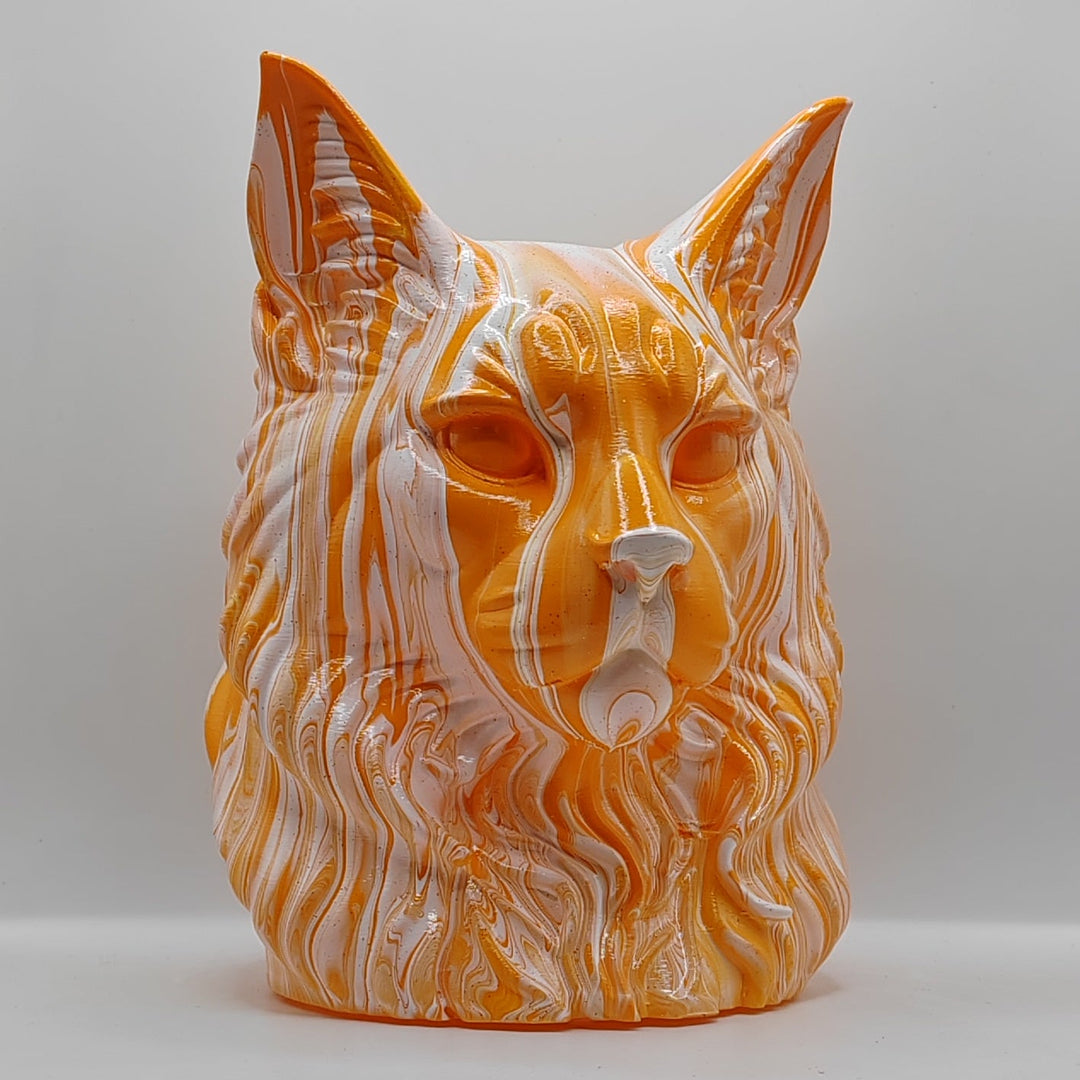 Maine Coon Head – Hand Painted