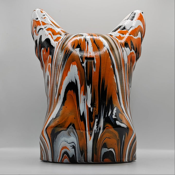 Abyssinian Cat Head – Hand Painted