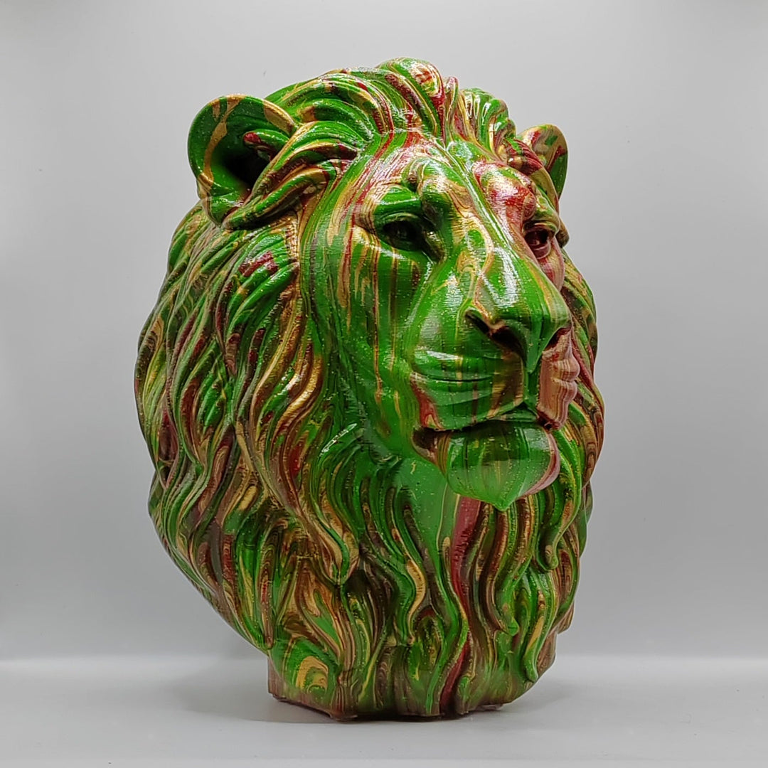 Lion Head – Hand Painted
