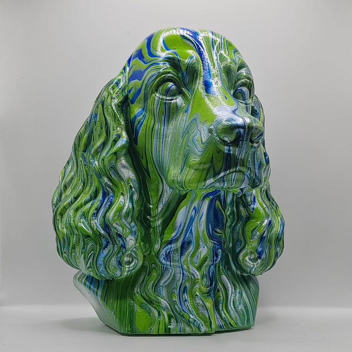 English Springer Spaniel Head – Hand Painted