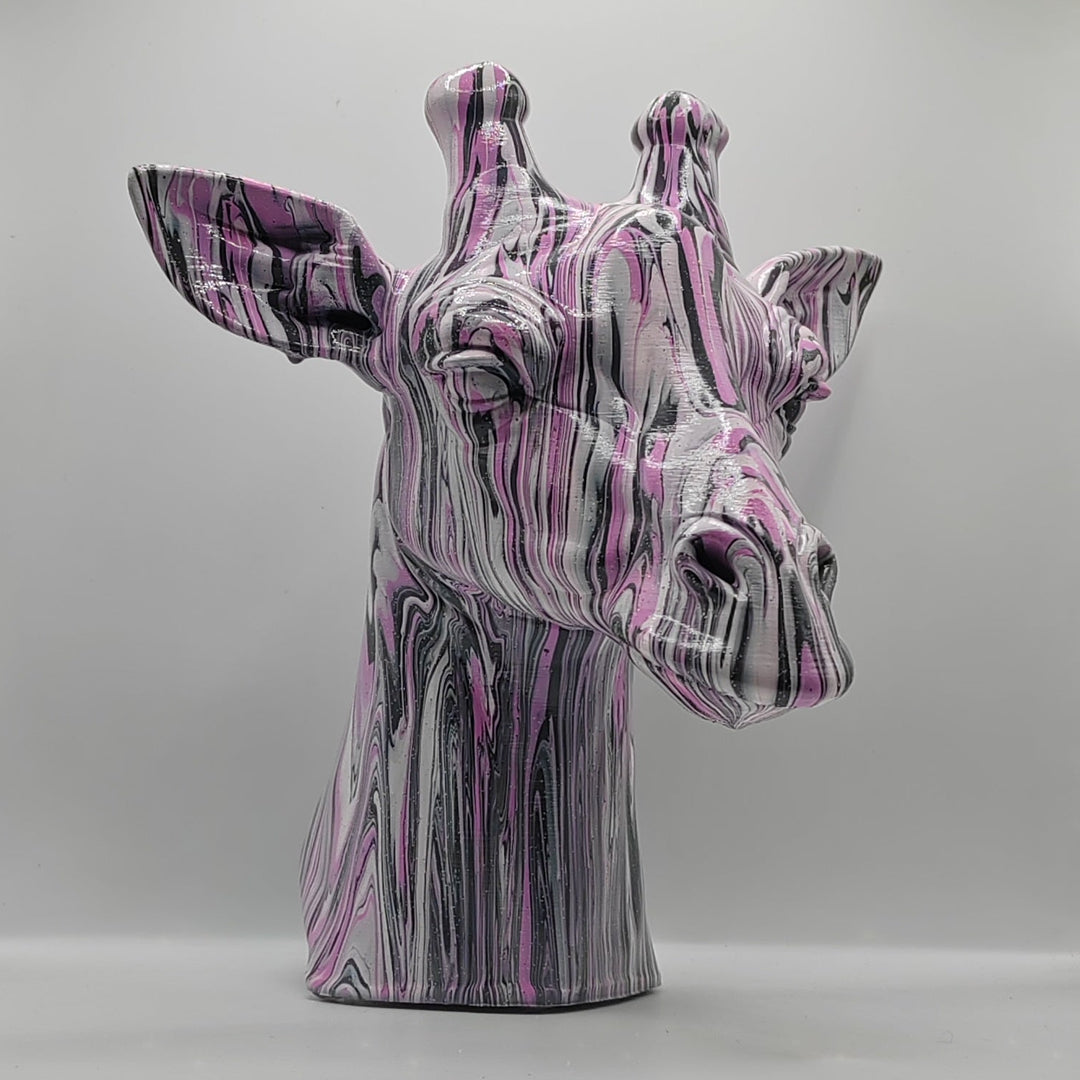 Giraffe Head – Hand Painted