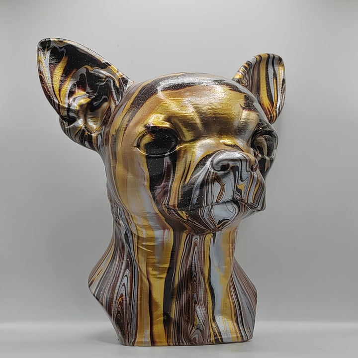 Chihuahua Head – Hand Painted
