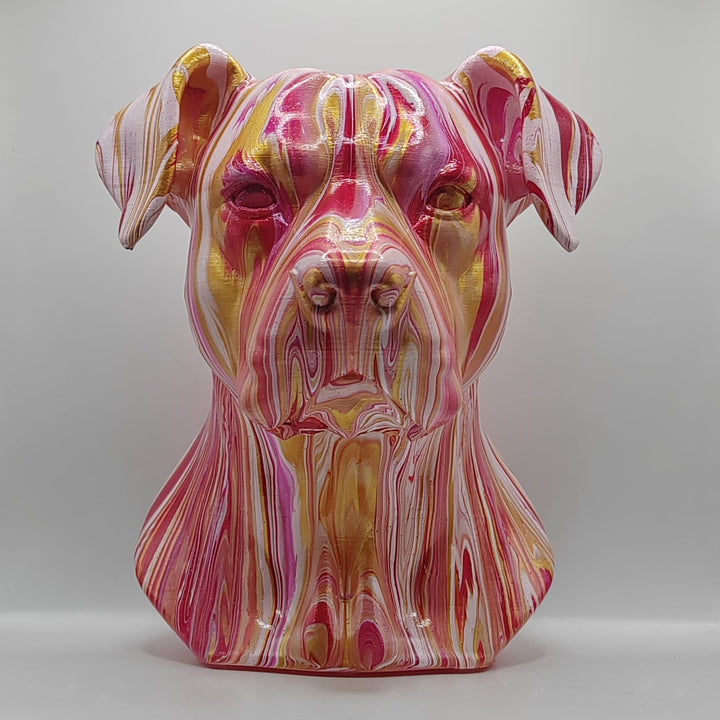 Pitbull Head – Hand Painted