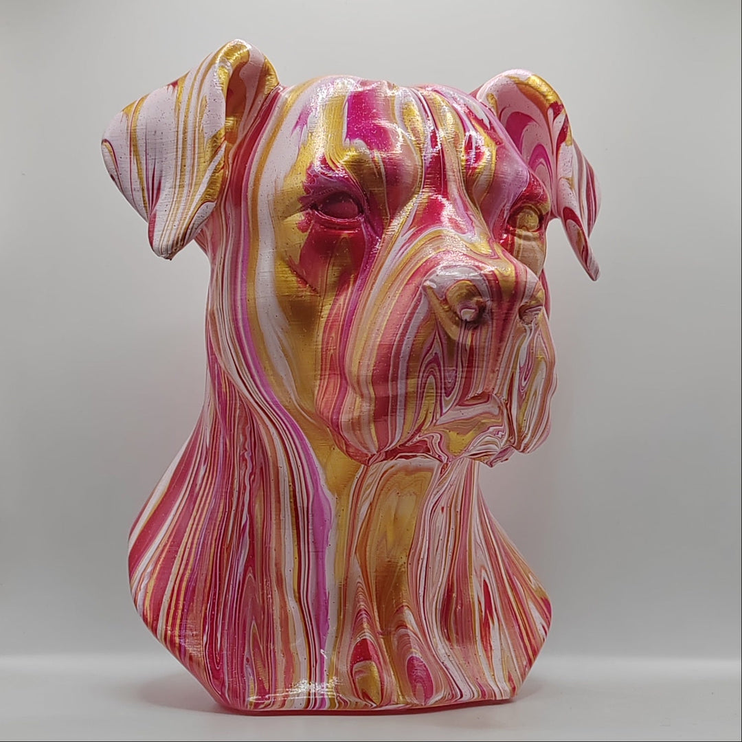 Pitbull Head – Hand Painted