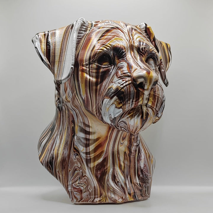 Border Terrier Head – Hand Painted