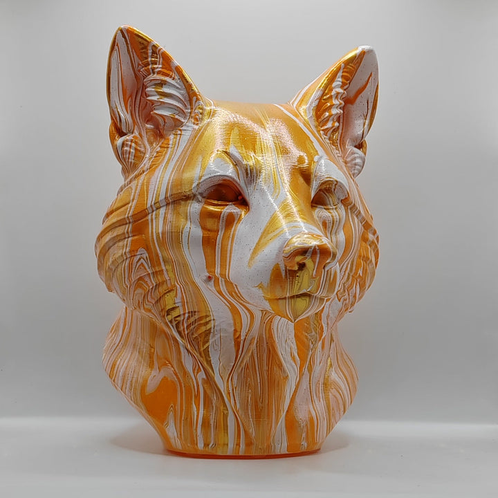 Fox Head – Hand Painted