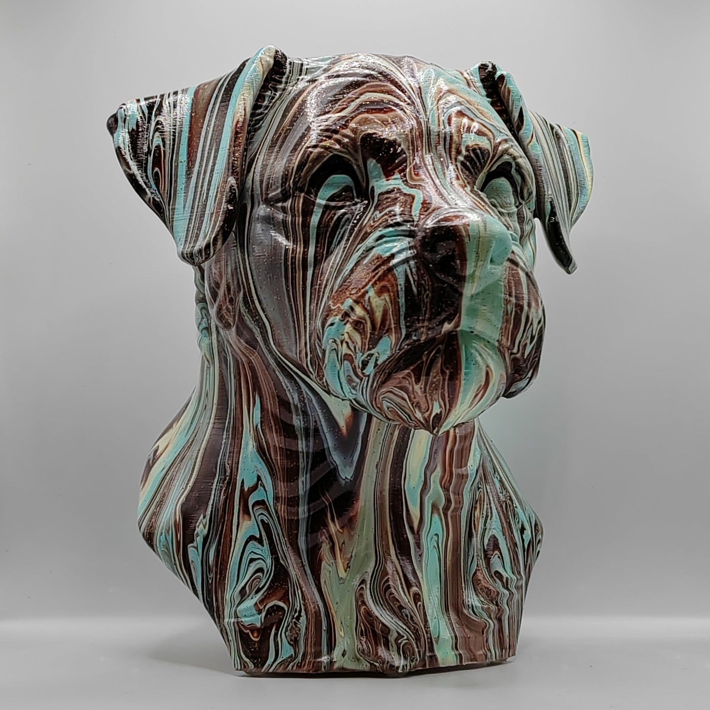 Border Terrier Head – Hand Painted