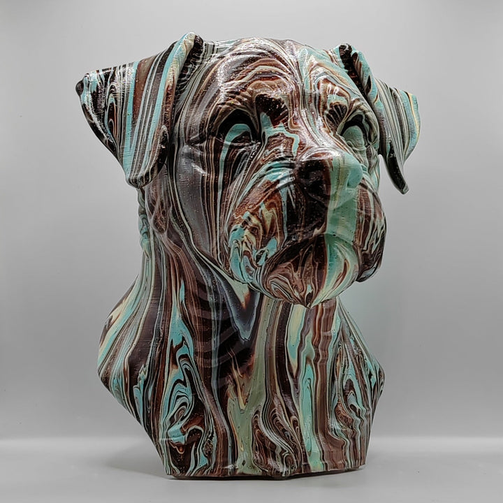 Border Terrier Head – Hand Painted