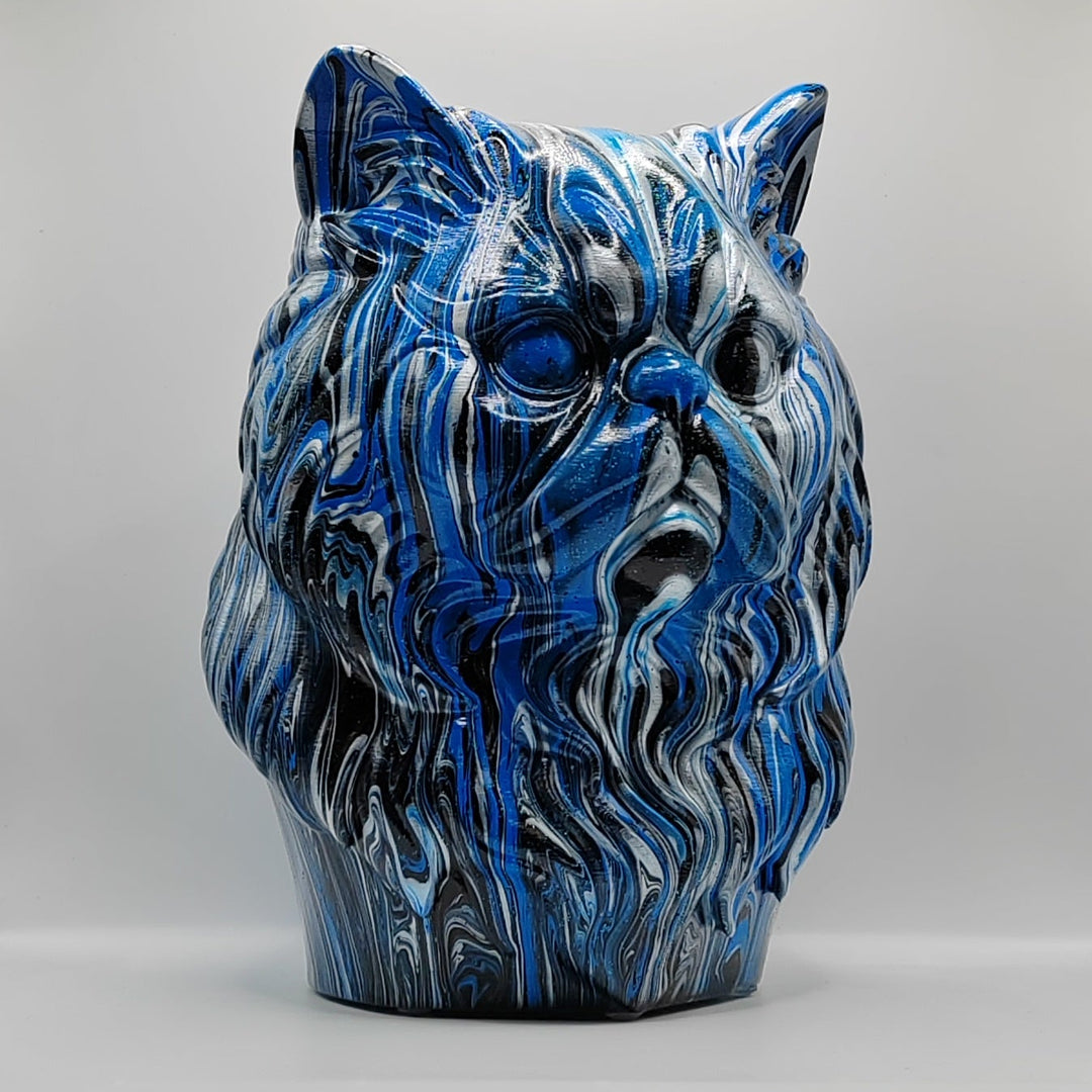 Persian Cat Head – Hand Painted