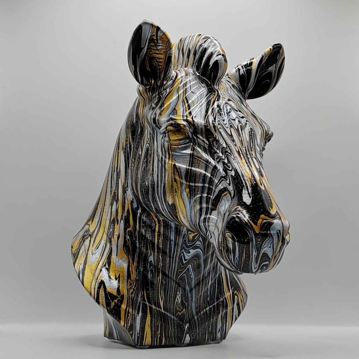 Zebra Head – Hand Painted