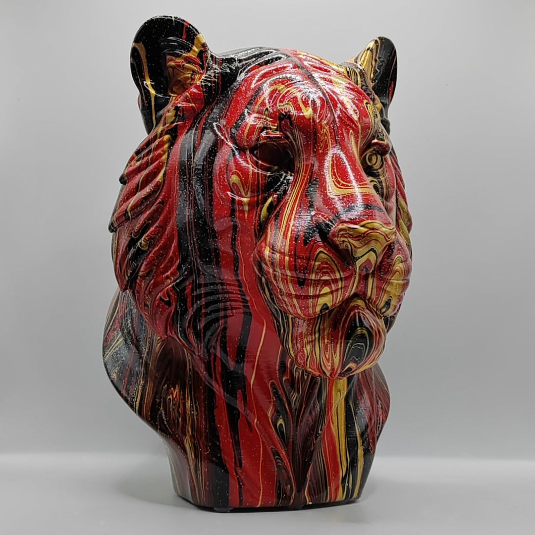 Tiger Head – Hand Painted
