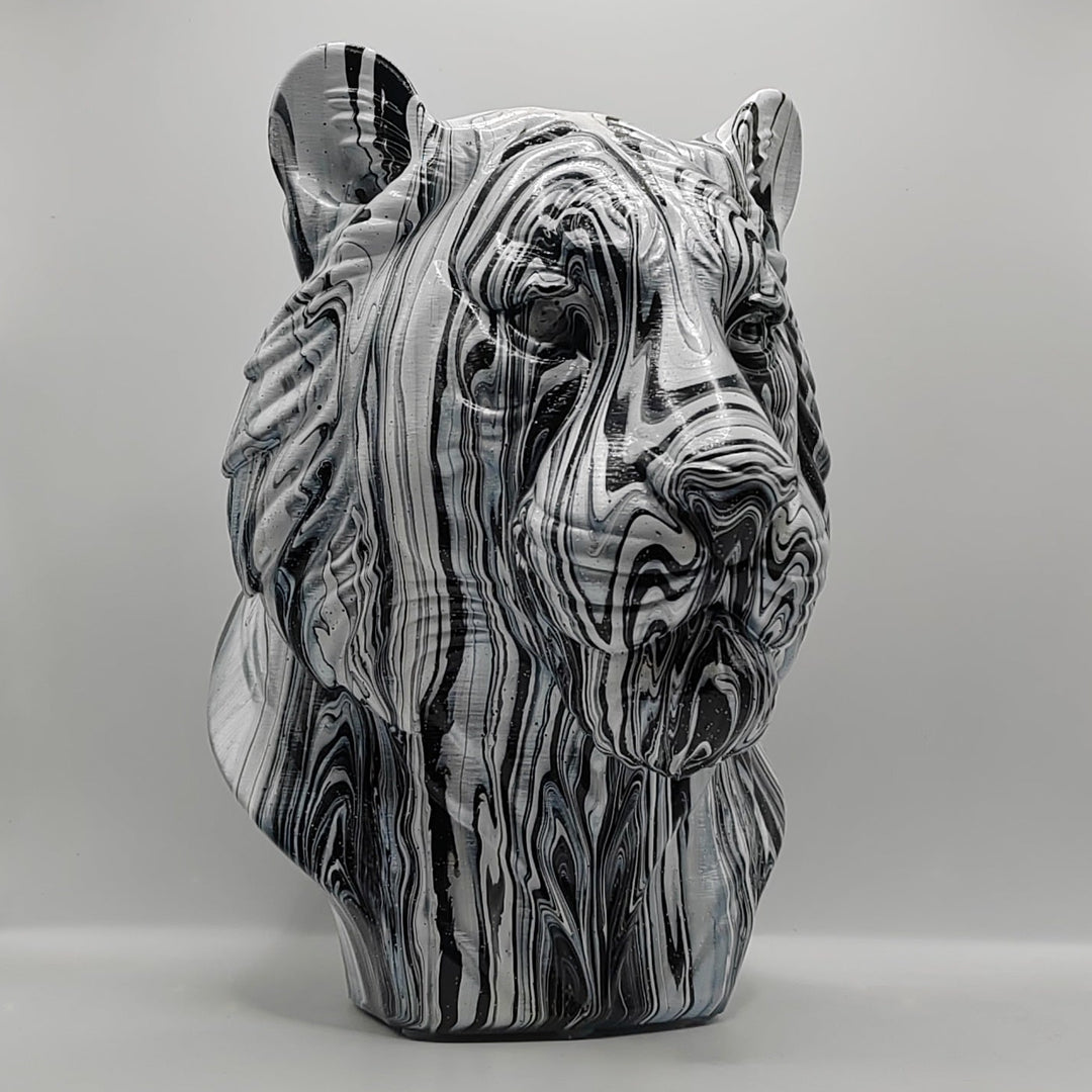 Tiger Head – Hand Painted