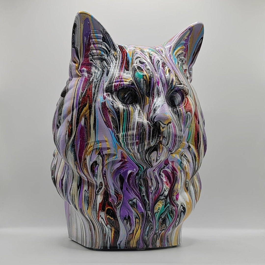 Ragdoll Head – Hand Painted