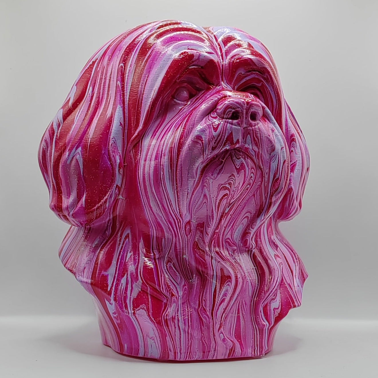 Lhasa Apso Head – Hand Painted
