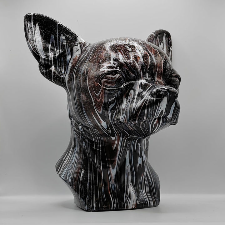Chihuahua Head – Hand Painted