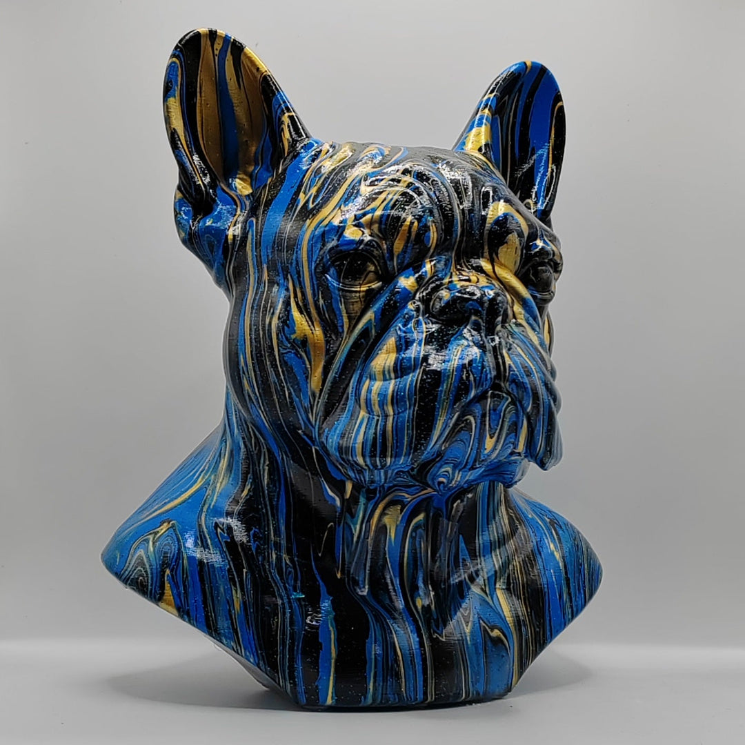 French Bulldog Head – Hand Painted