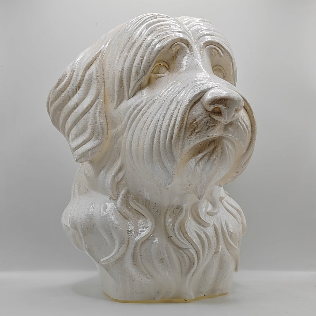 Old English Sheepdog Head – Hand Painted