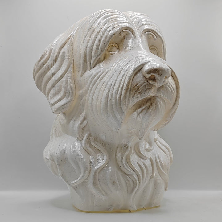 Old English Sheepdog Head – Hand Painted
