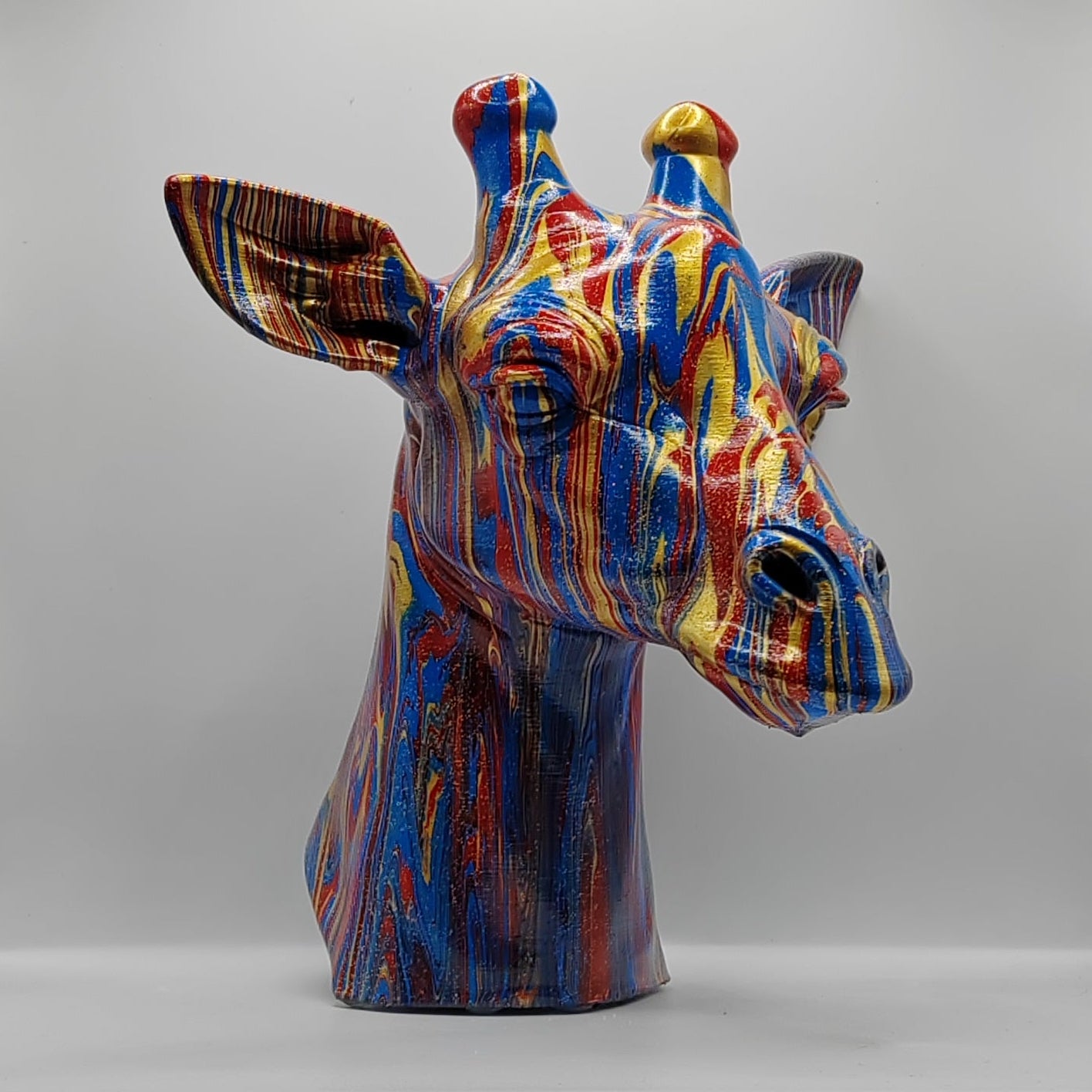 Giraffe Head – Hand Painted