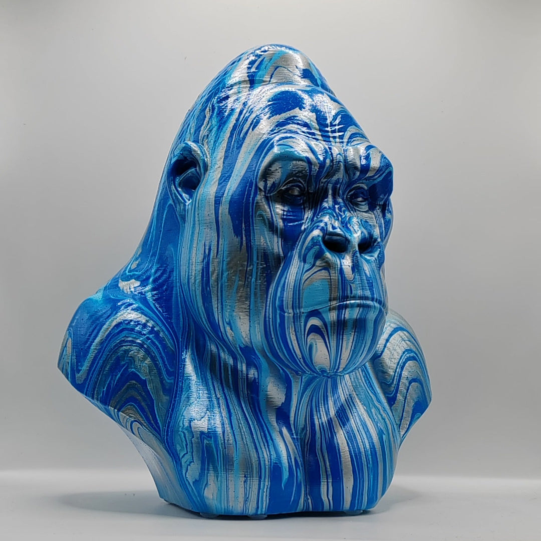 Gorilla Head – Hand Painted