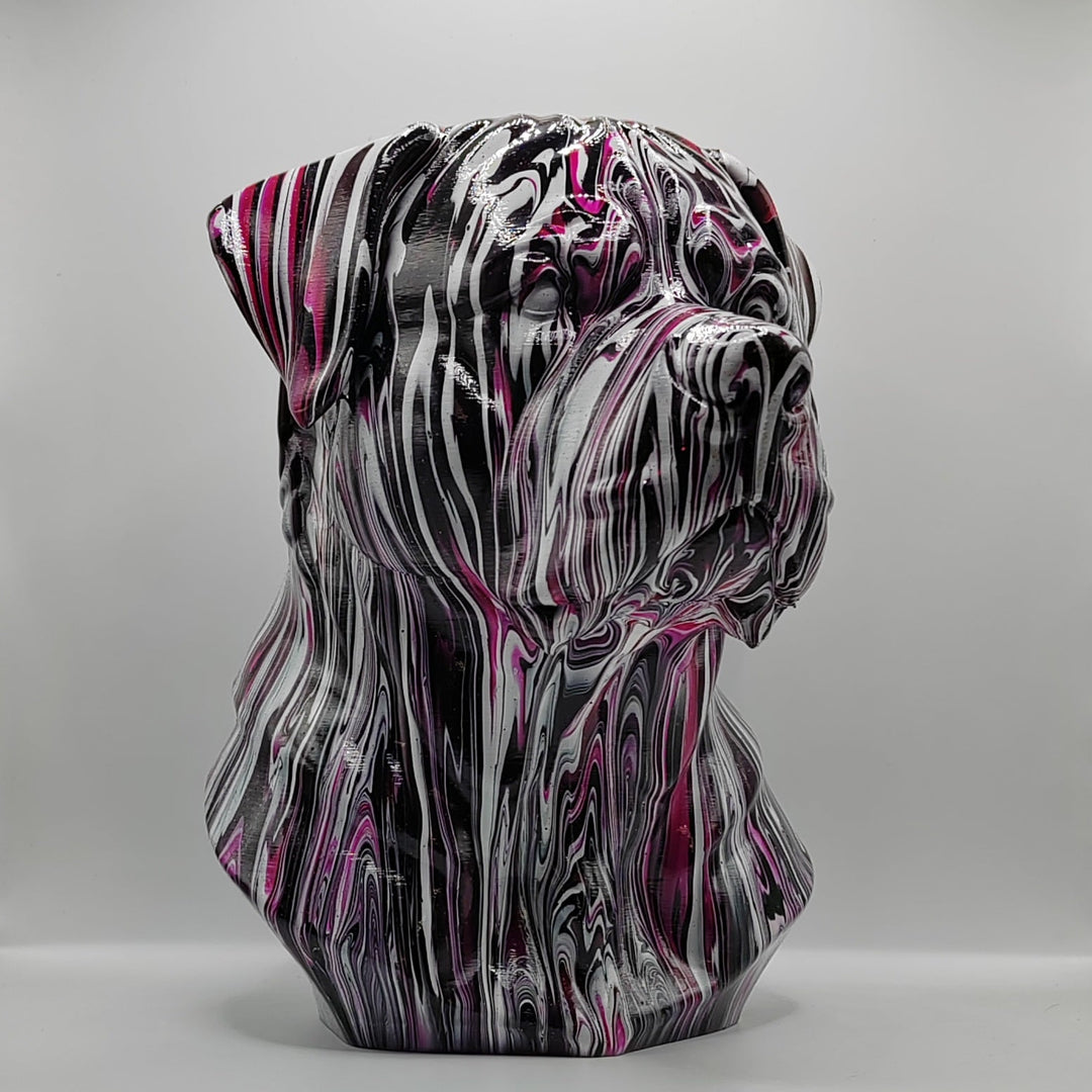 Rottweiler Head – Hand Painted