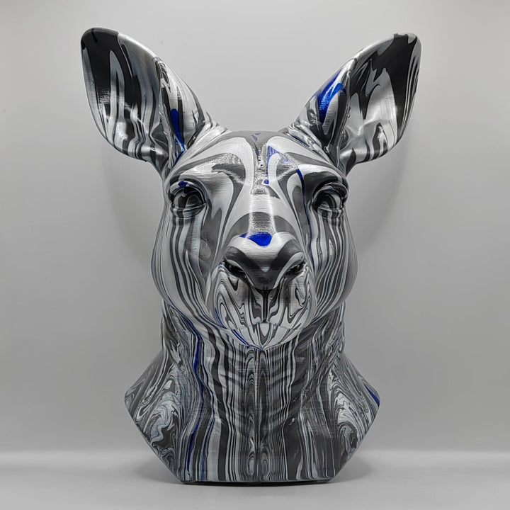 Kangaroo Head – Hand Painted