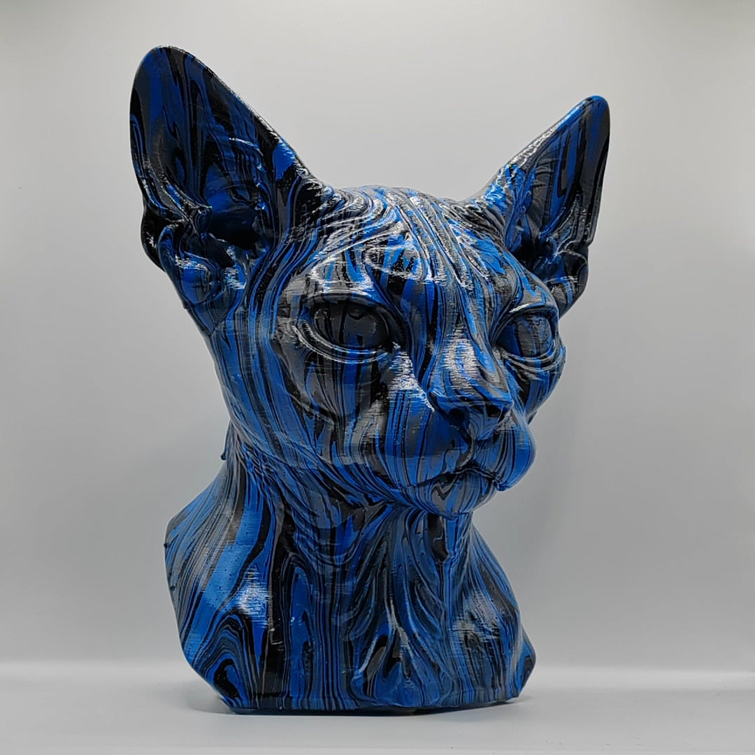 Lykoi Head – Hand Painted