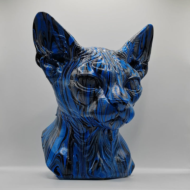 Lykoi Head – Hand Painted