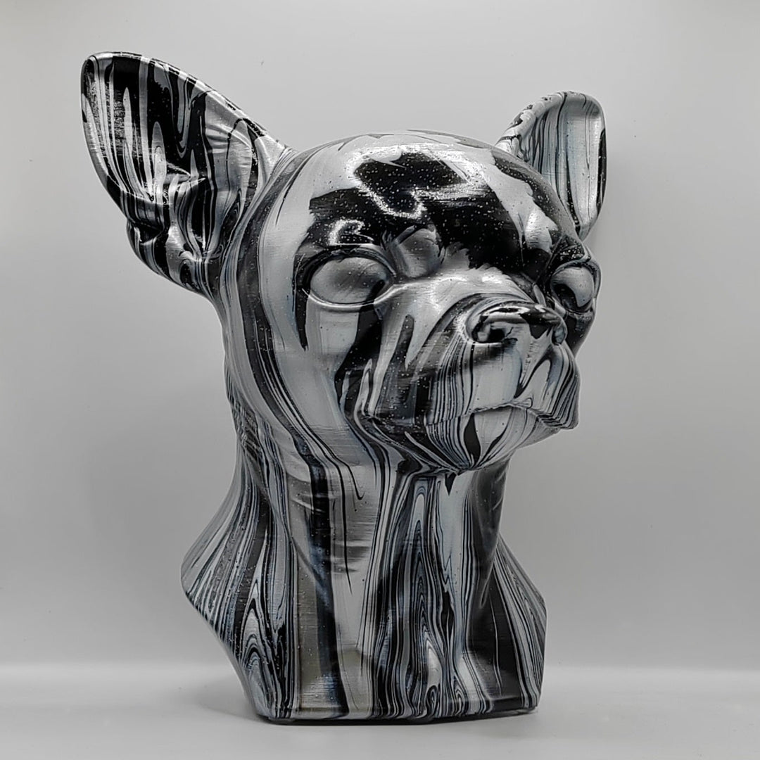 Chihuahua Head – Hand Painted