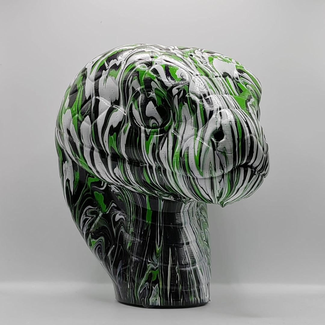 Snake Head – Hand Painted