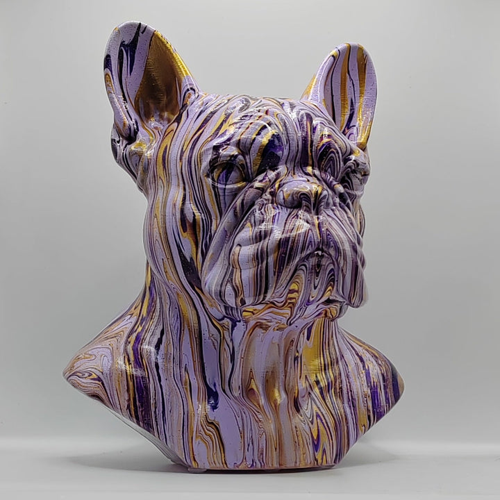 French Bulldog Head – Hand Painted