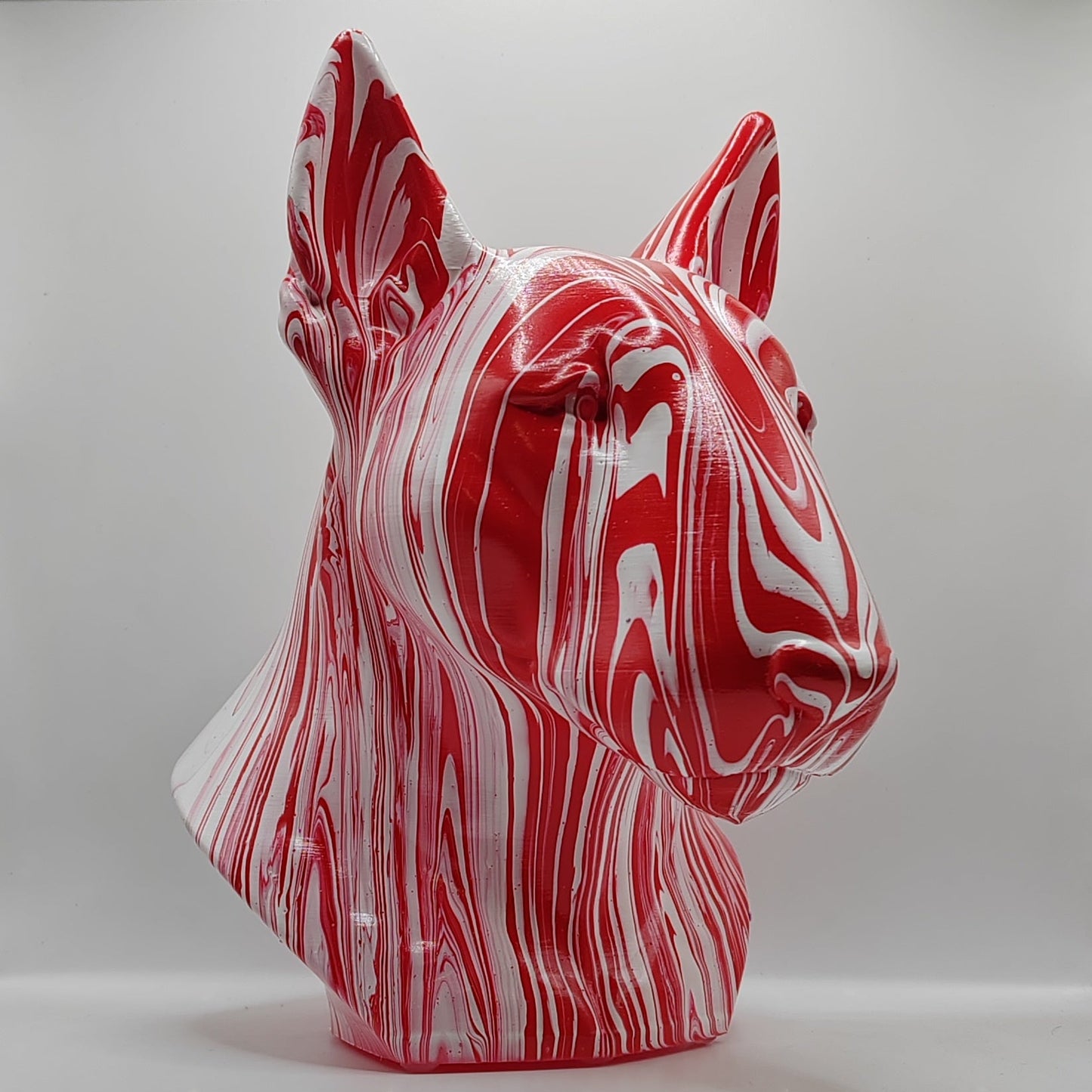 English Bull Terrier Head – Hand Painted