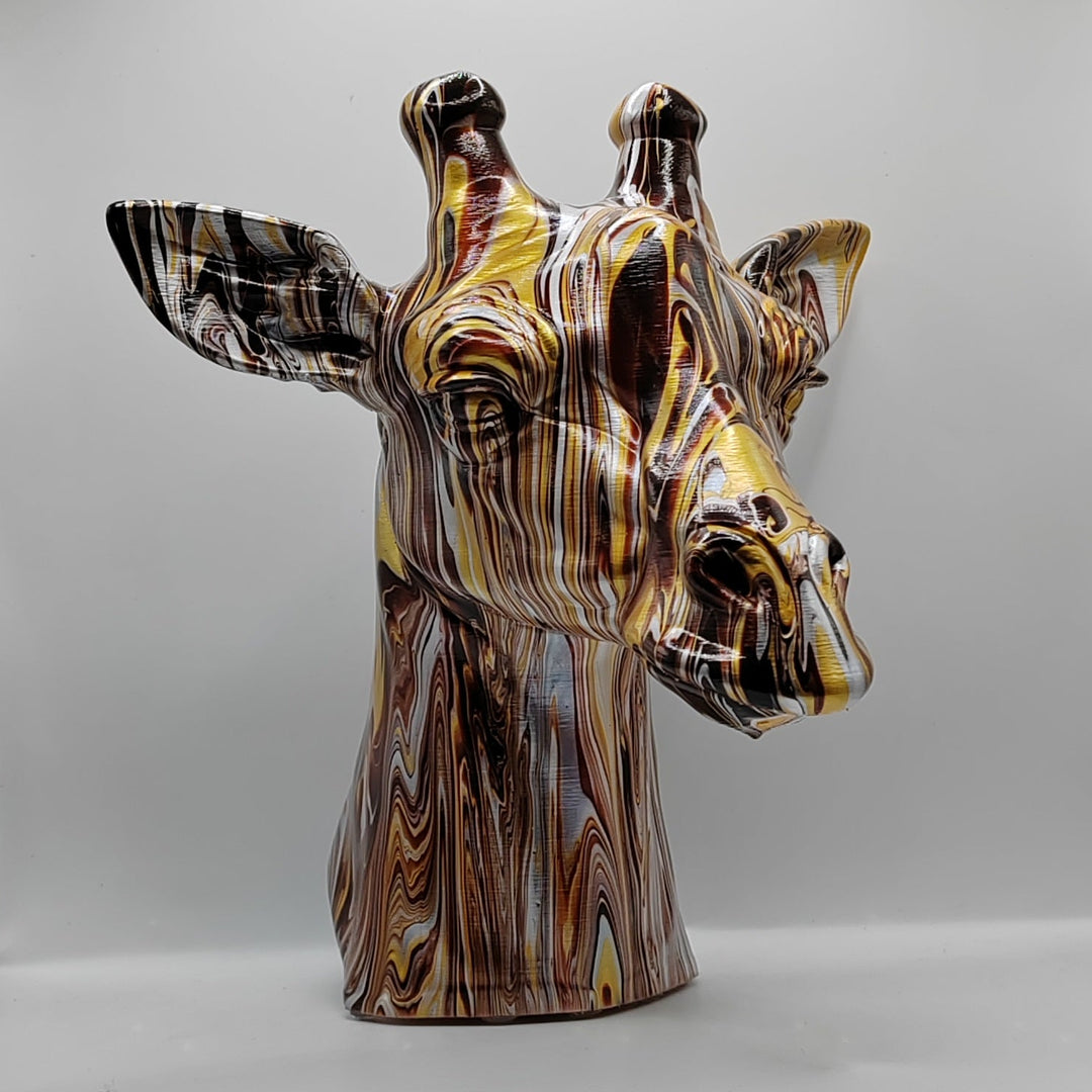 Giraffe Head – Hand Painted