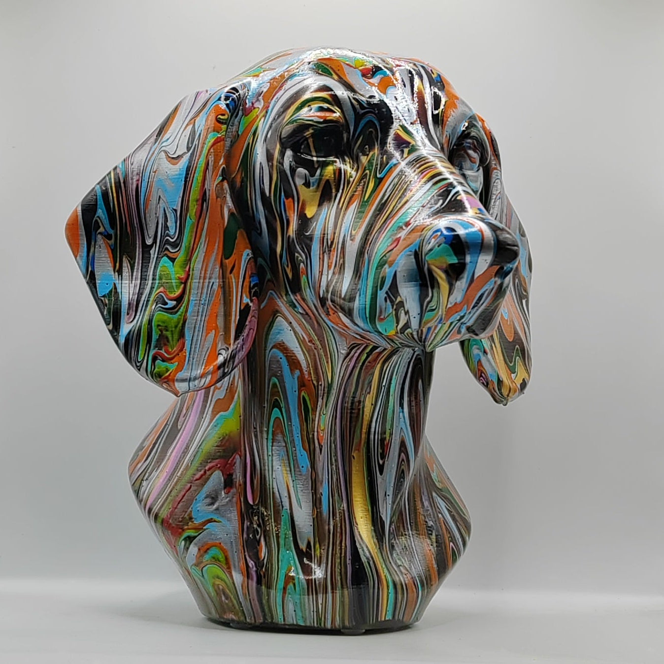 Dachshund Head – Hand Painted